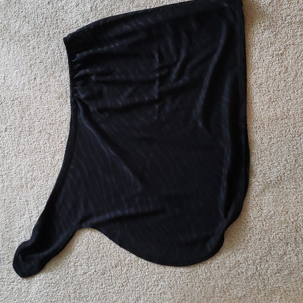 J. Valdi Black Bathing Suit Cover-up